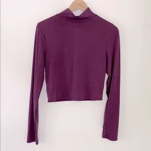 Wetseal purple crop top